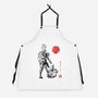 Air Bender Sumi-e-Unisex-Kitchen-Apron-Astrobot Invention