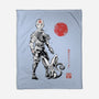 Air Bender Sumi-e-None-Fleece-Blanket-Astrobot Invention