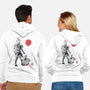Air Bender Sumi-e-Unisex-Zip-Up-Sweatshirt-Astrobot Invention