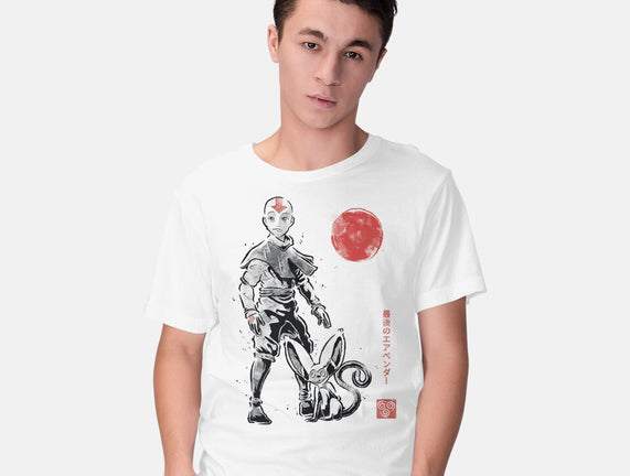 Air Bender Sumi-e