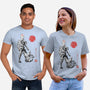 Air Bender Sumi-e-Unisex-Basic-Tee-Astrobot Invention