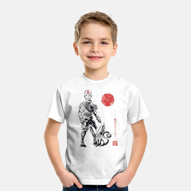 Air Bender Sumi-e-Youth-Basic-Tee-Astrobot Invention