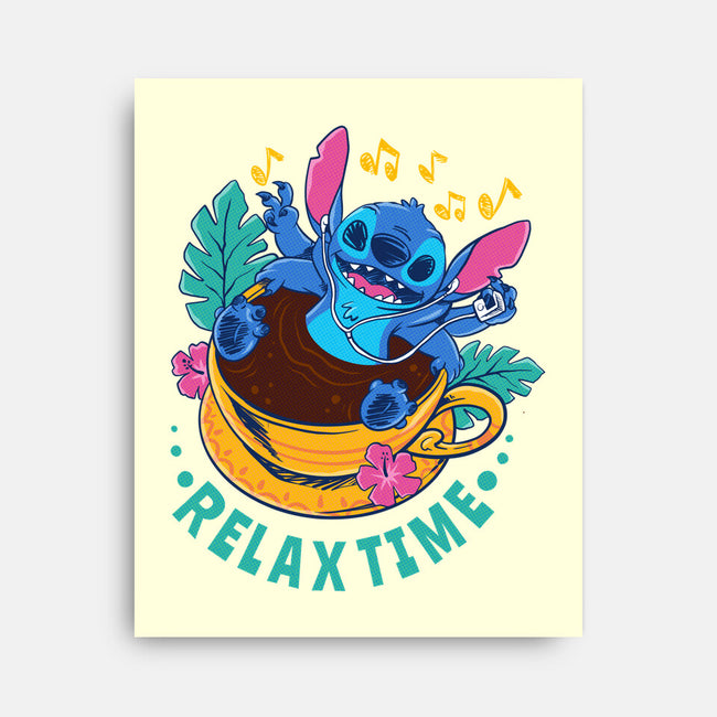 Relax For Coffee Time-None-Stretched-Canvas-spoilerinc