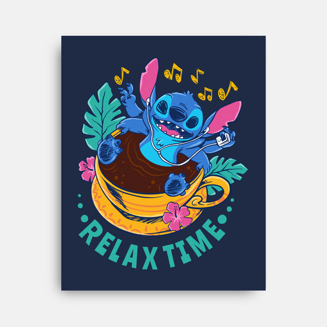 Relax For Coffee Time-None-Stretched-Canvas-spoilerinc