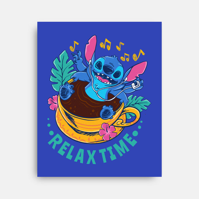 Relax For Coffee Time-None-Stretched-Canvas-spoilerinc