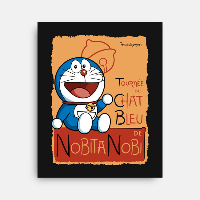 Le Chat Bleu-None-Stretched-Canvas-jasesa