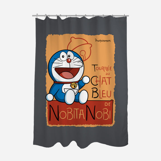 Le Chat Bleu-None-Polyester-Shower Curtain-jasesa