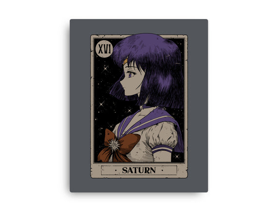 Saturn Tarot Card