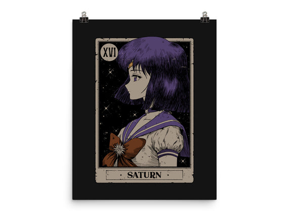 Saturn Tarot Card
