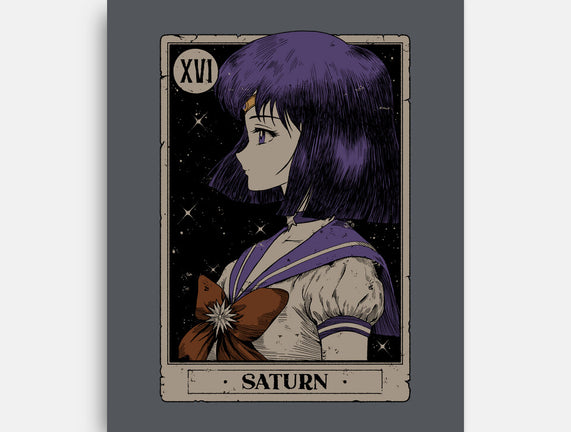 Saturn Tarot Card