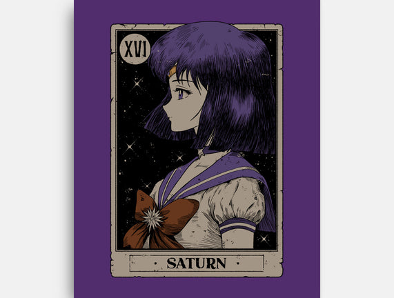 Saturn Tarot Card