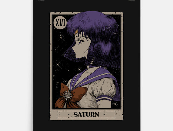 Saturn Tarot Card
