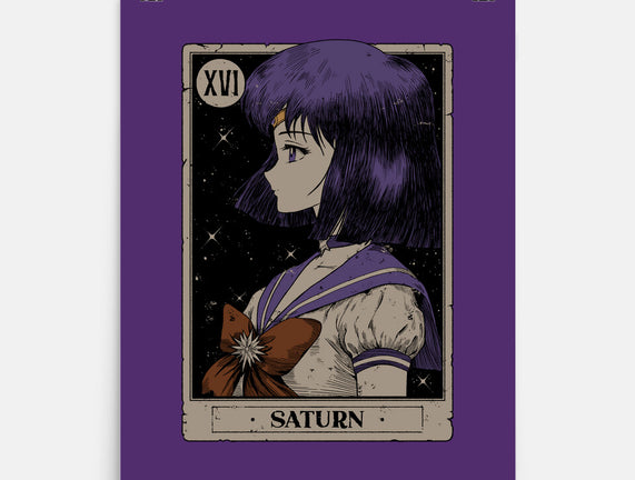 Saturn Tarot Card