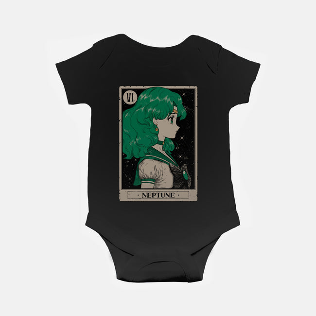 Neptune Tarot Card-Baby-Basic-Onesie-Hafaell