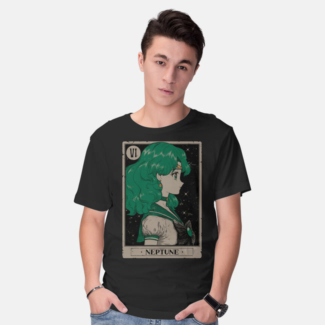 Neptune Tarot Card-Mens-Basic-Tee-Hafaell