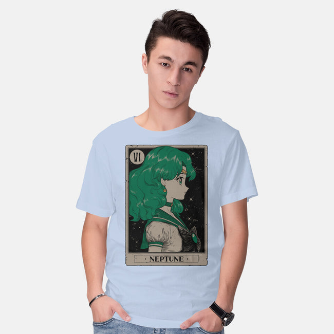 Neptune Tarot Card-Mens-Basic-Tee-Hafaell