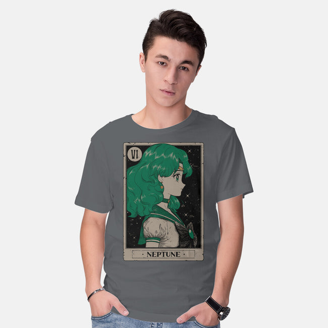 Neptune Tarot Card-Mens-Basic-Tee-Hafaell