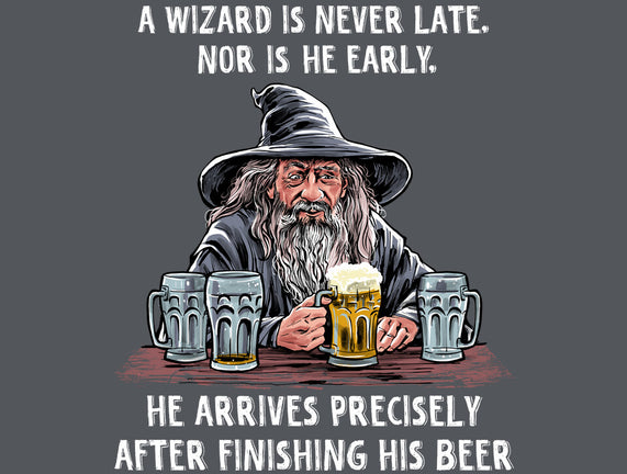 A Wizard Is Never Later