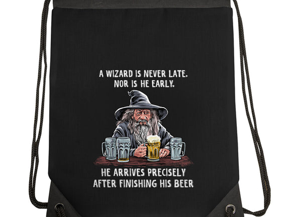 A Wizard Is Never Later