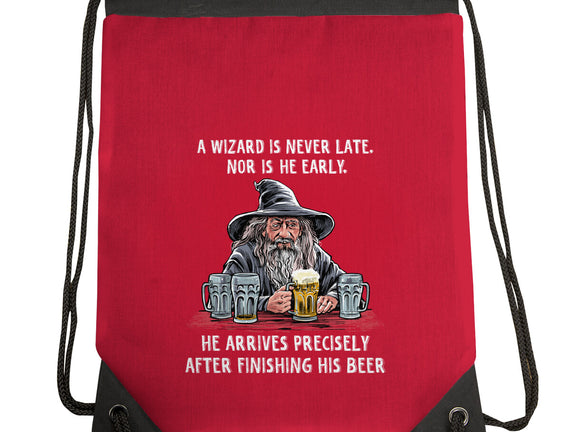 A Wizard Is Never Later