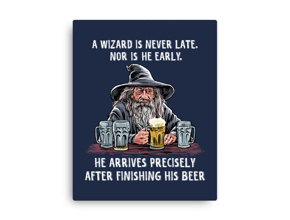 A Wizard Is Never Later