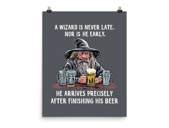 A Wizard Is Never Later