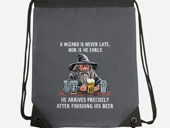 A Wizard Is Never Later