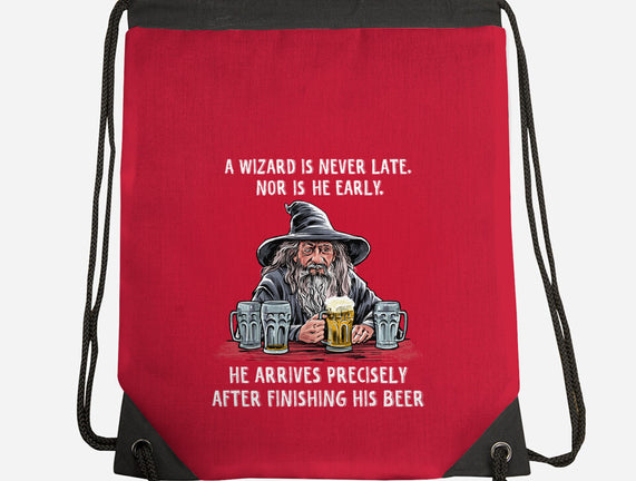 A Wizard Is Never Later