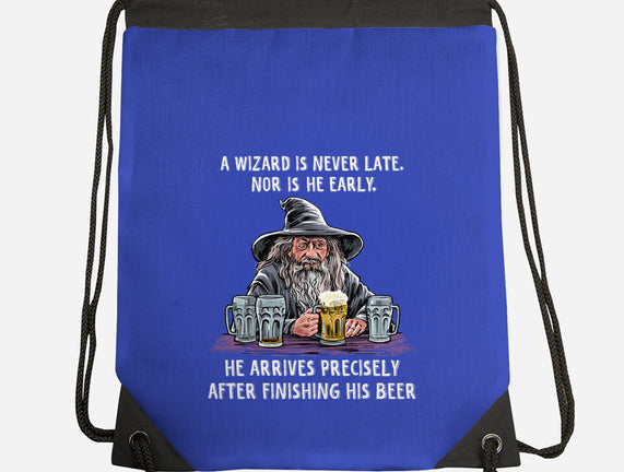 A Wizard Is Never Later