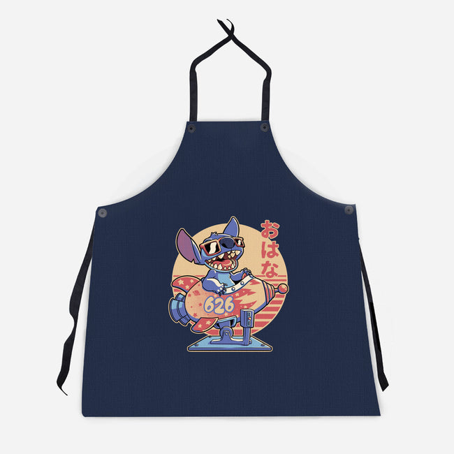 Experiment Alien Spaceship-Unisex-Kitchen-Apron-Studio Mootant