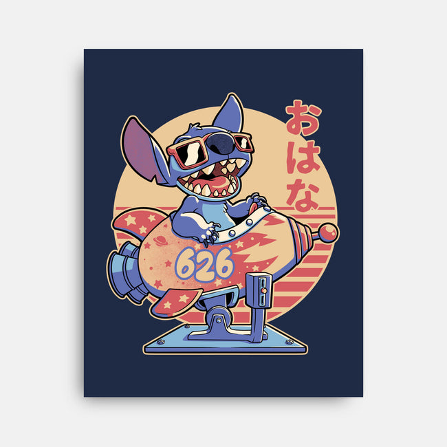 Experiment Alien Spaceship-None-Stretched-Canvas-Studio Mootant