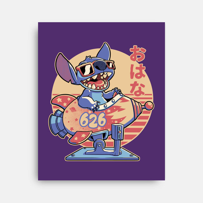 Experiment Alien Spaceship-None-Stretched-Canvas-Studio Mootant