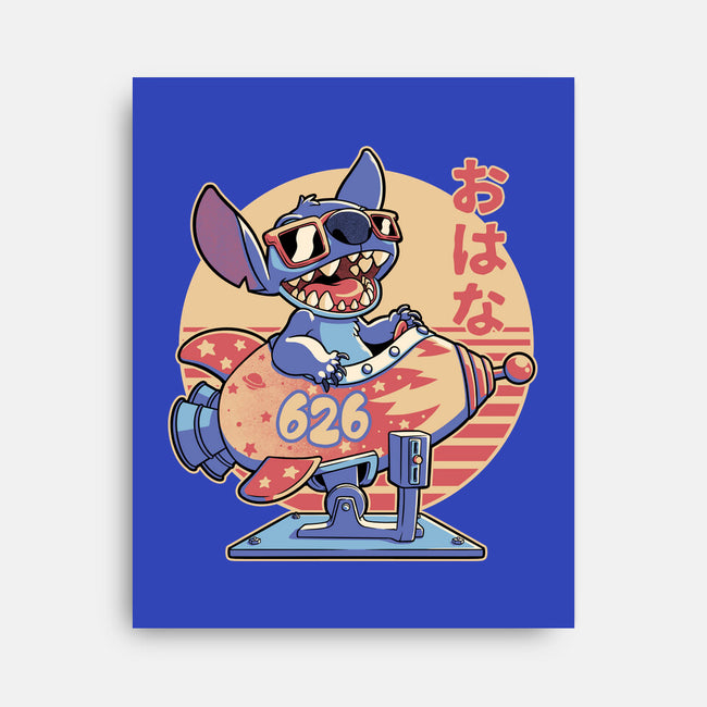 Experiment Alien Spaceship-None-Stretched-Canvas-Studio Mootant