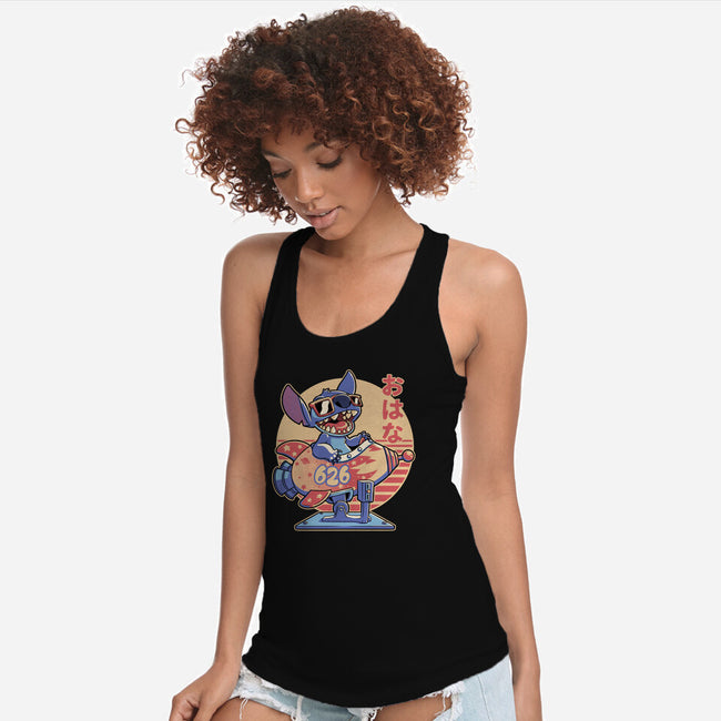 Experiment Alien Spaceship-Womens-Racerback-Tank-Studio Mootant