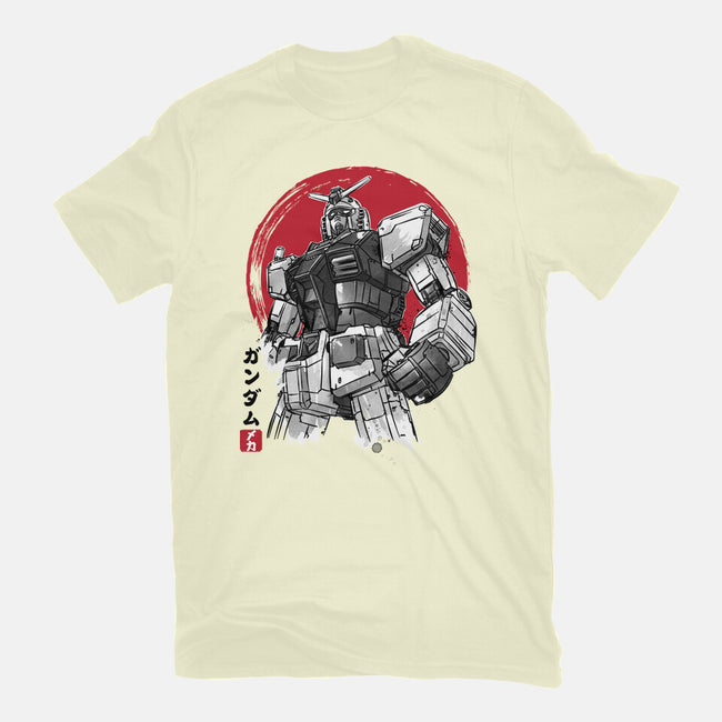 Gundam Sumi-e-Mens-Basic-Tee-DrMonekers