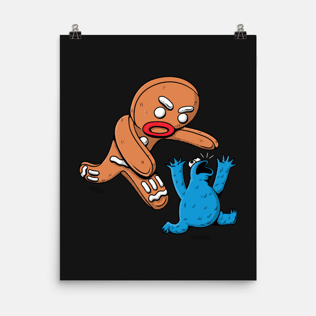 Kaiju Bread Man-None-Matte-Poster-naomori