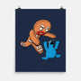 Kaiju Bread Man-None-Matte-Poster-naomori