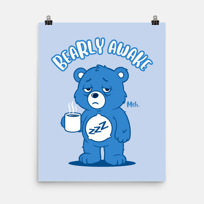 Sleepy Bear-None-Matte-Poster-Tronyx79