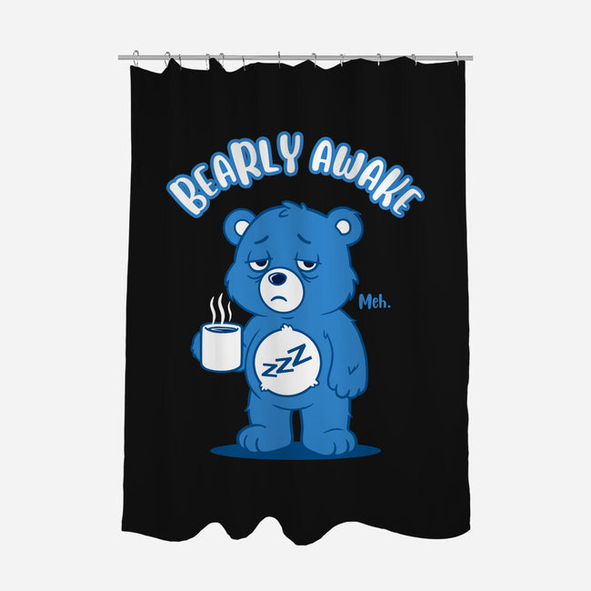 Sleepy Bear-None-Polyester-Shower Curtain-Tronyx79