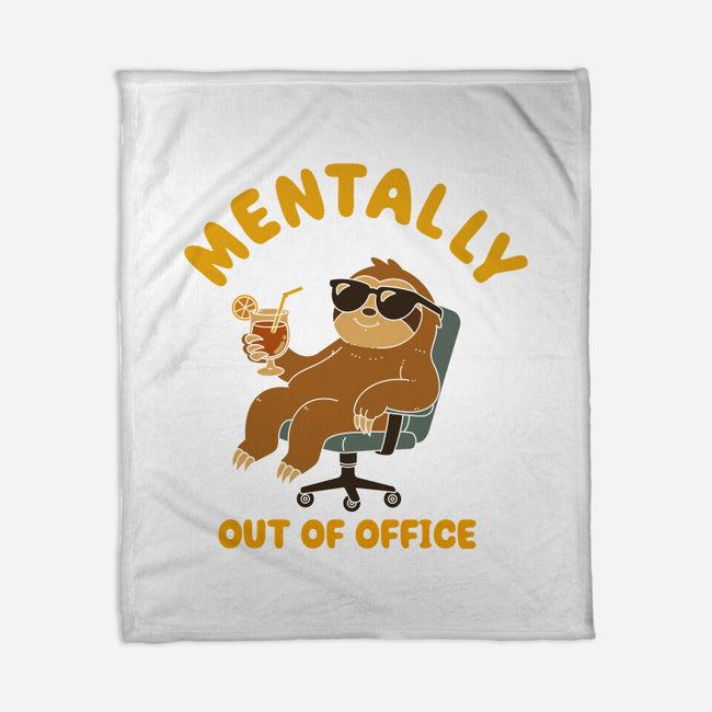 Mentally Out Of Office-None-Fleece-Blanket-Tri haryadi