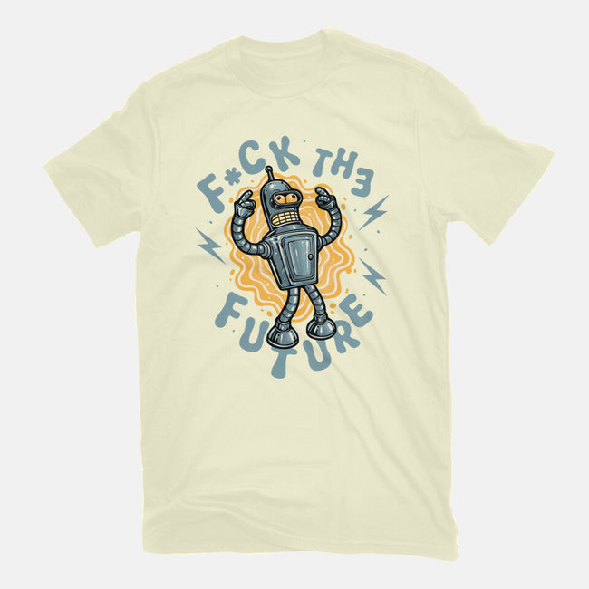 Fck The Future-Mens-Basic-Tee-glitchygorilla