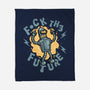 Fck The Future-None-Fleece-Blanket-glitchygorilla