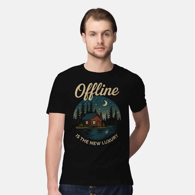 Offline Is The New Luxury-Mens-Premium-Tee-Popnotic