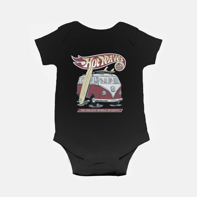 Hot Waves-Baby-Basic-Onesie-NMdesign