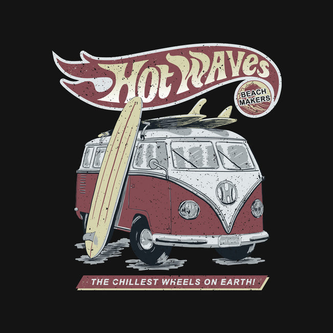 Hot Waves-Unisex-Basic-Tee-NMdesign