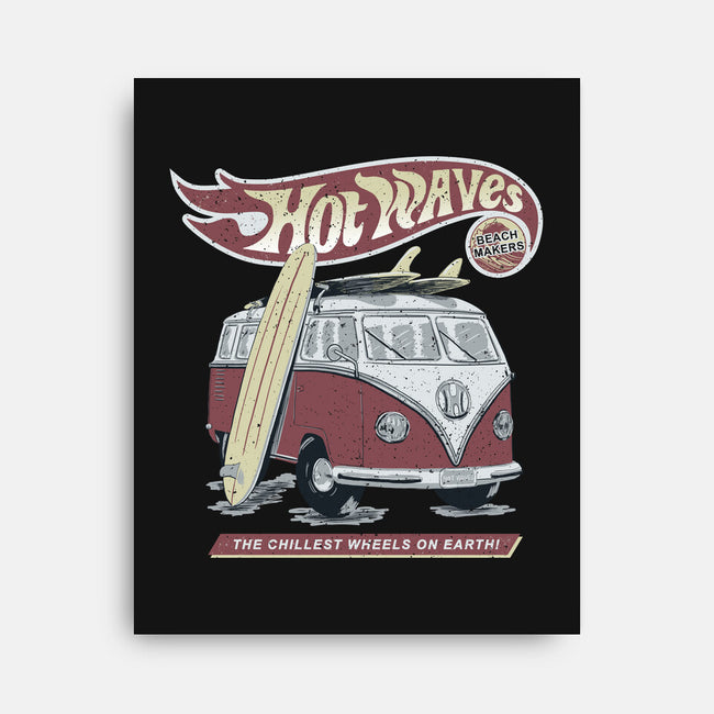 Hot Waves-None-Stretched-Canvas-NMdesign