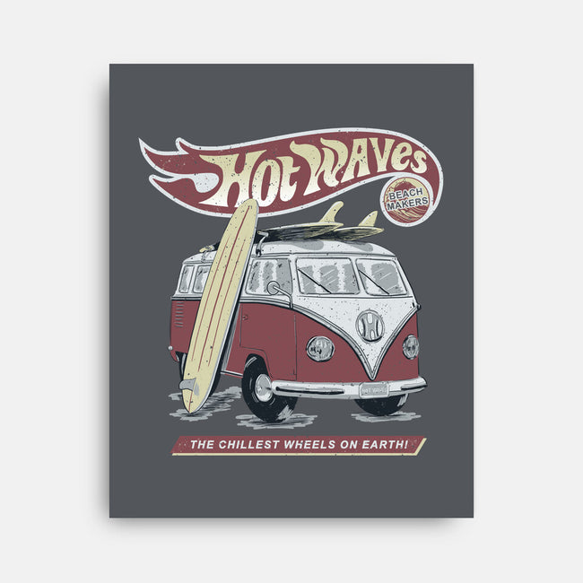 Hot Waves-None-Stretched-Canvas-NMdesign