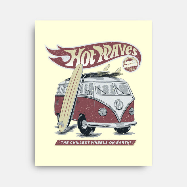 Hot Waves-None-Stretched-Canvas-NMdesign