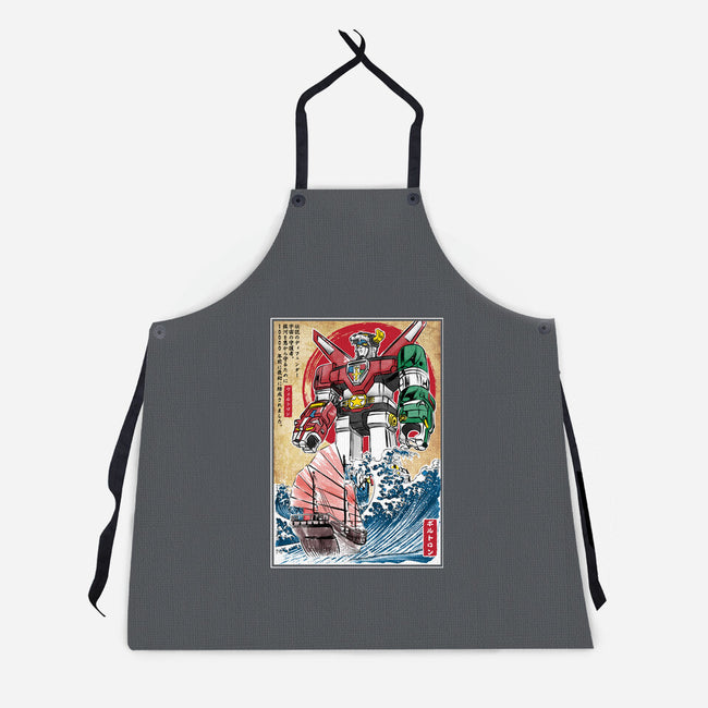 King Of The Beasts In Japan-Unisex-Kitchen-Apron-DrMonekers