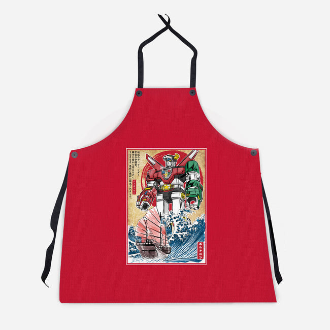 King Of The Beasts In Japan-Unisex-Kitchen-Apron-DrMonekers